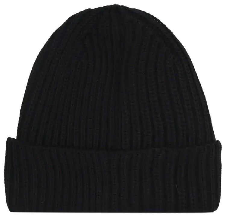 CP Company Extra Fine Merino Wool Goggle Beanie Black