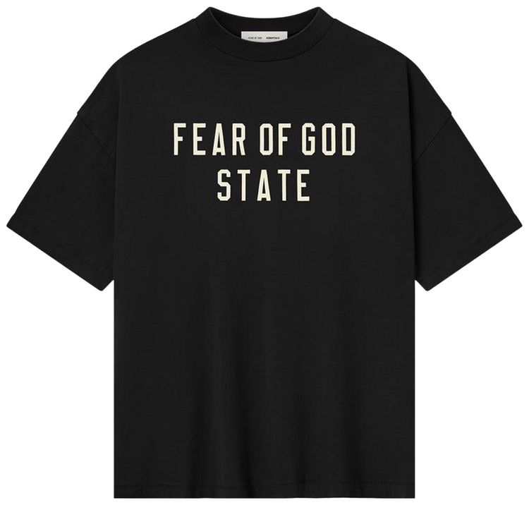 Fear of God Essentials 90s Fit T Shirt Jet Black