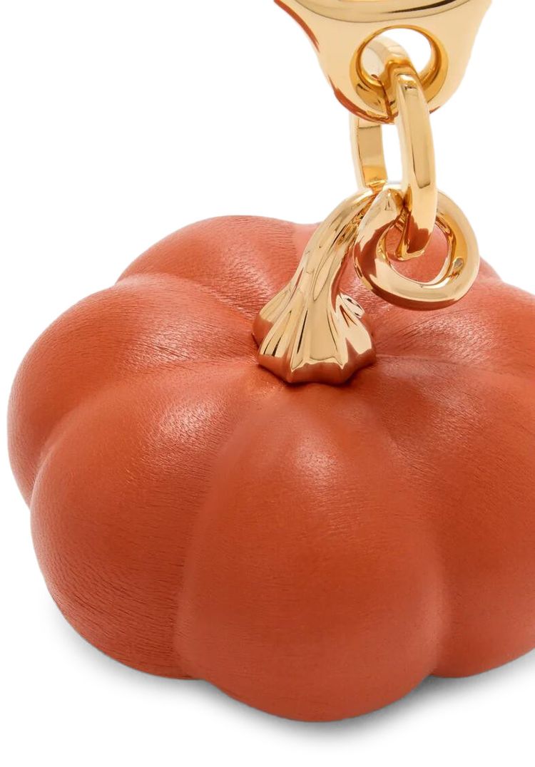 Loewe Short Lambskin Pumpkin Charm OrangeGold