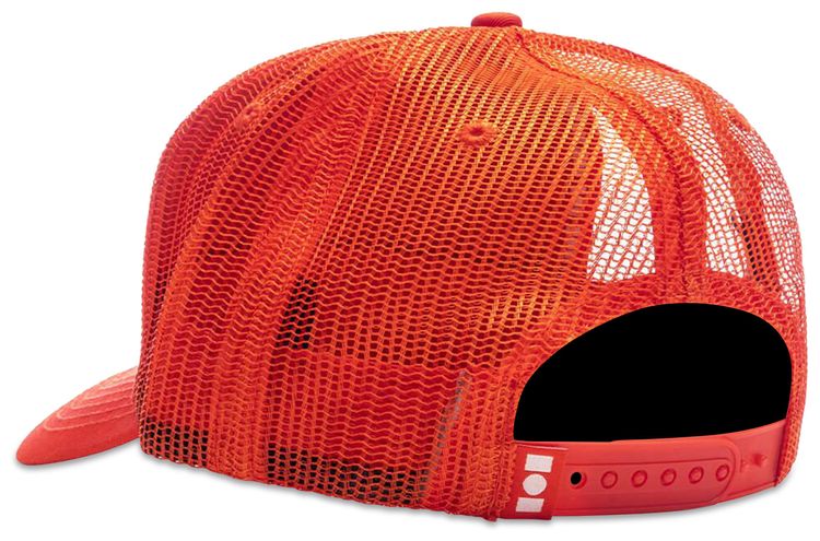 Nahmias Studded Marque Trucker Hat Orange