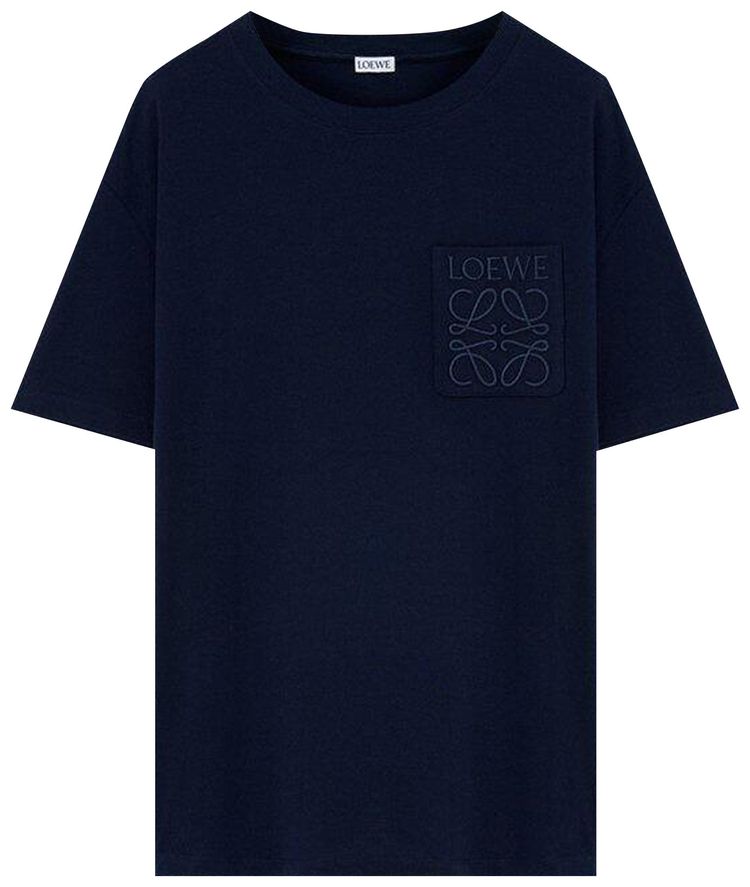 Loewe Relaxed Fit T Shirt Dark Navy