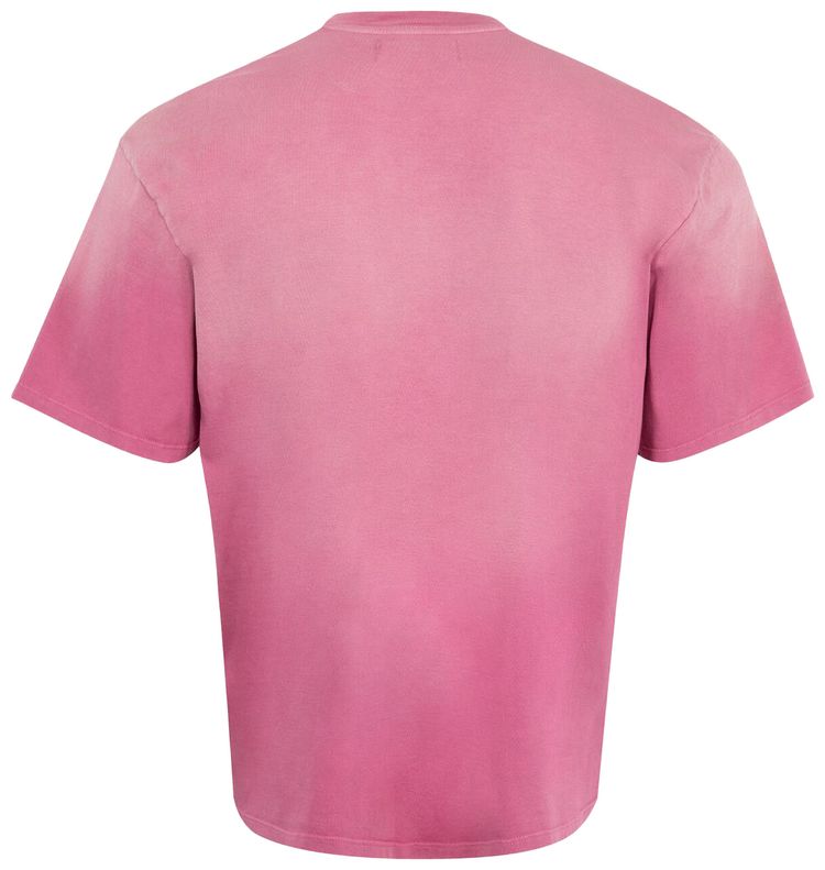 Nahmias Aged Logo Boxy T Shirt Aged Pink
