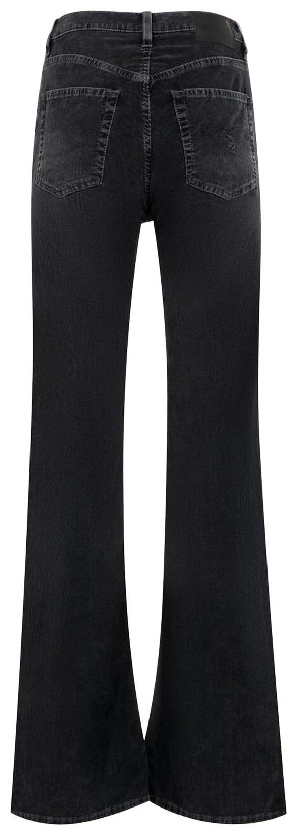 R13 Jane Jean Obsidian Stretch Cord Black