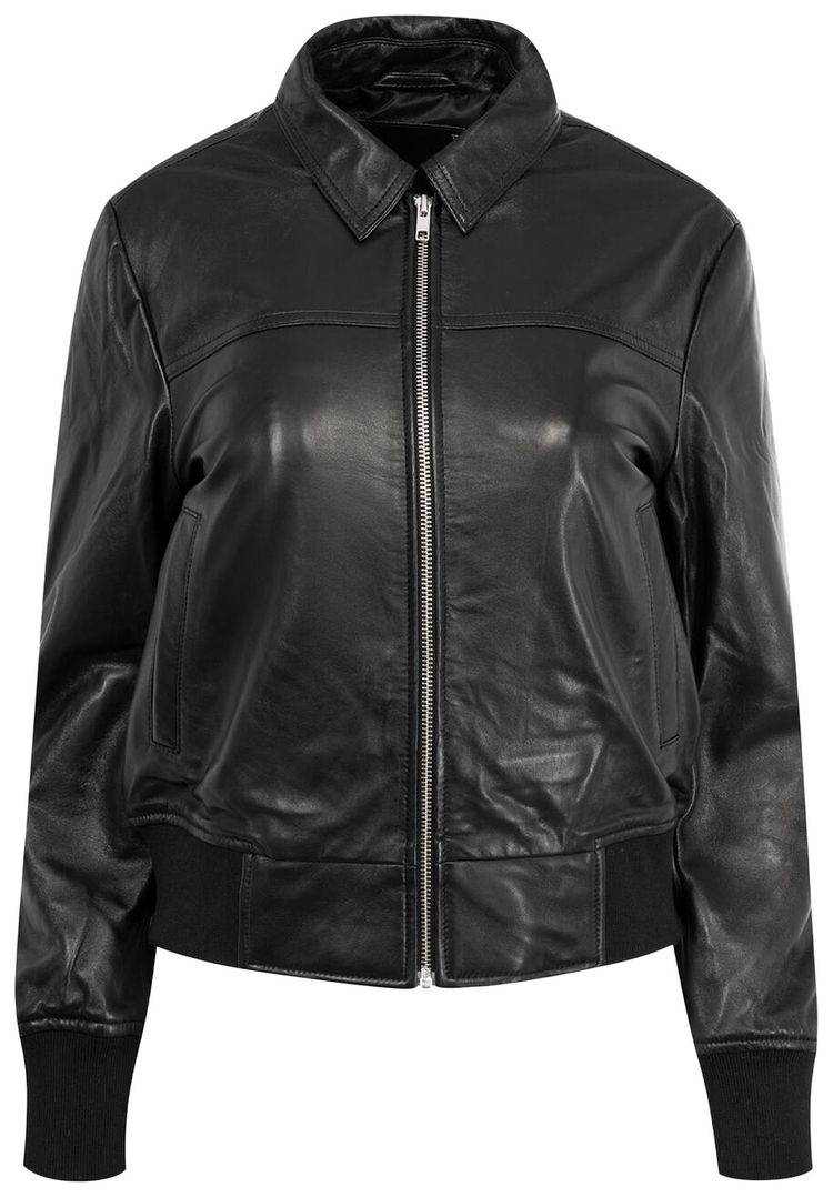R13 Berlin Leather Jacket Black