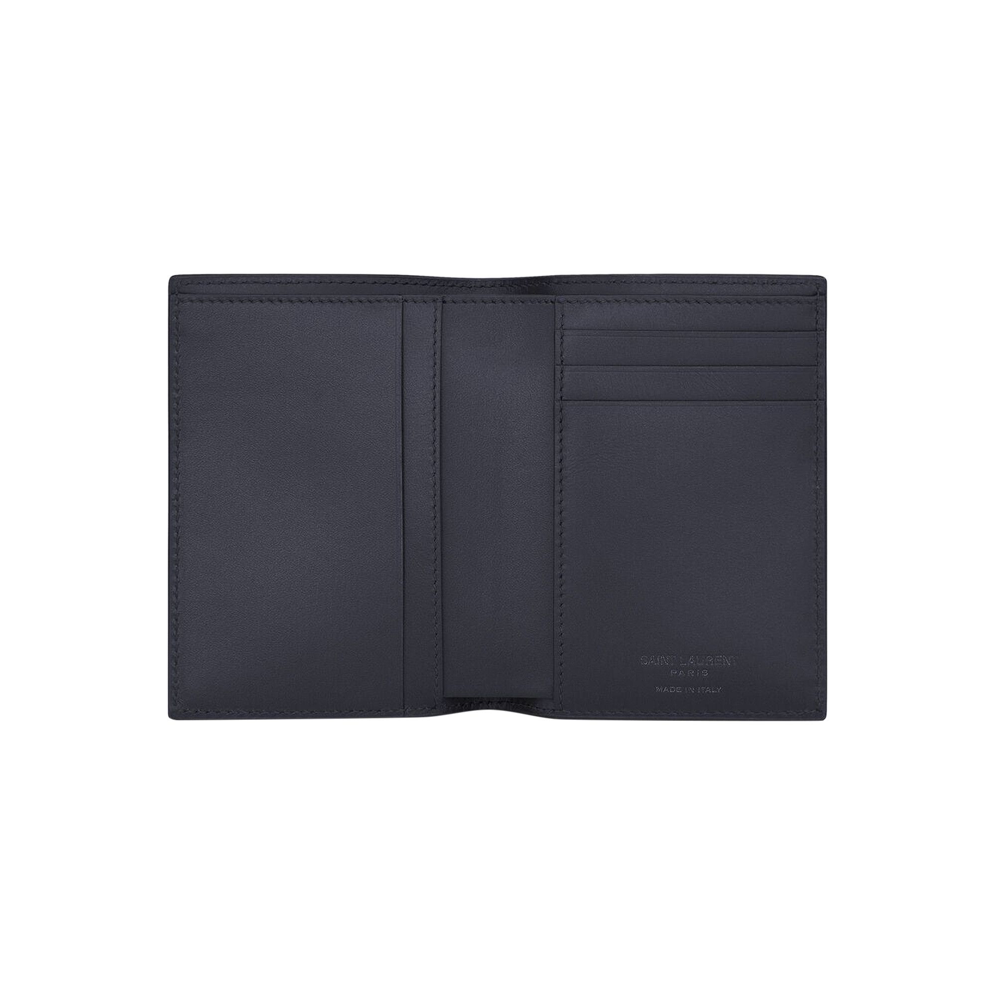 Buy Saint Laurent Paris Credit Card Wallet In Smooth Leather