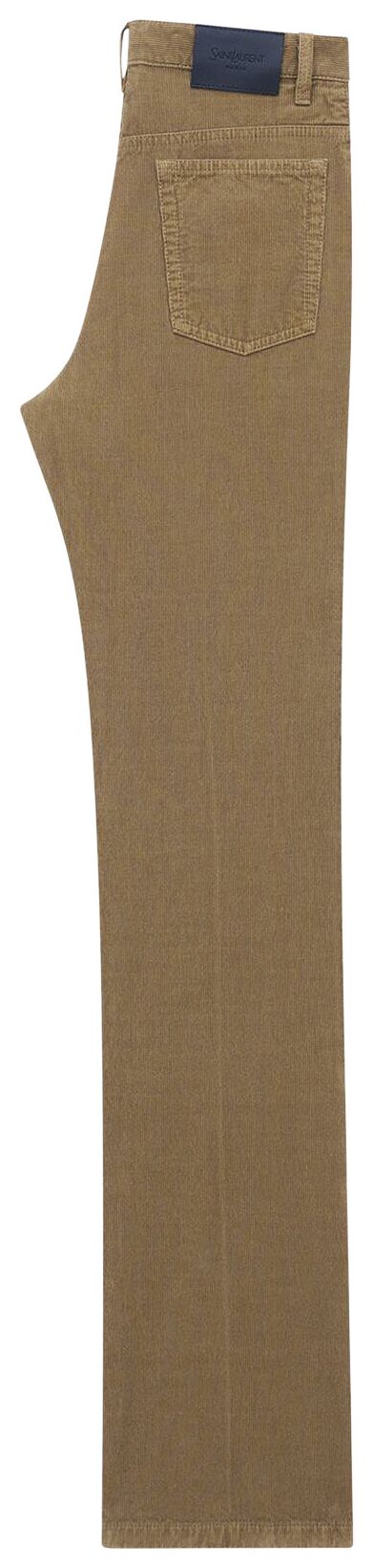 Saint Laurent Clyde Pants In Corduroy Fall Beige