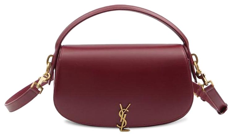 Saint Laurent Voltaire Shoulder Bag Deeply Red