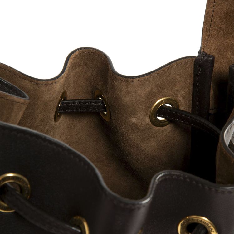 Saint Laurent Cassandre Supple Bucket Bag FondenteDark Sigaro