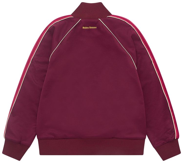 Wales Bonner Essence Track Top Burgundy