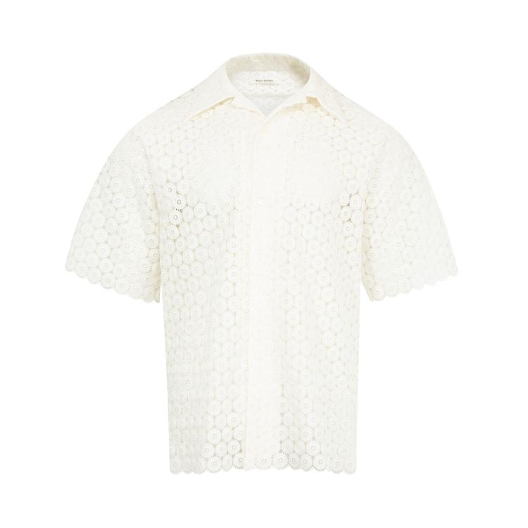 Wales Bonner Highlife Bowling Shirt White