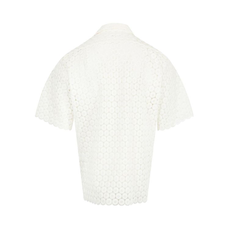 Wales Bonner Highlife Bowling Shirt White