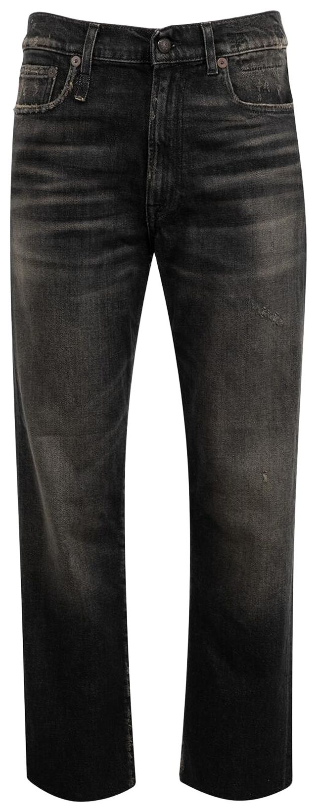 R13 Boyfriend Jean Abbey Black