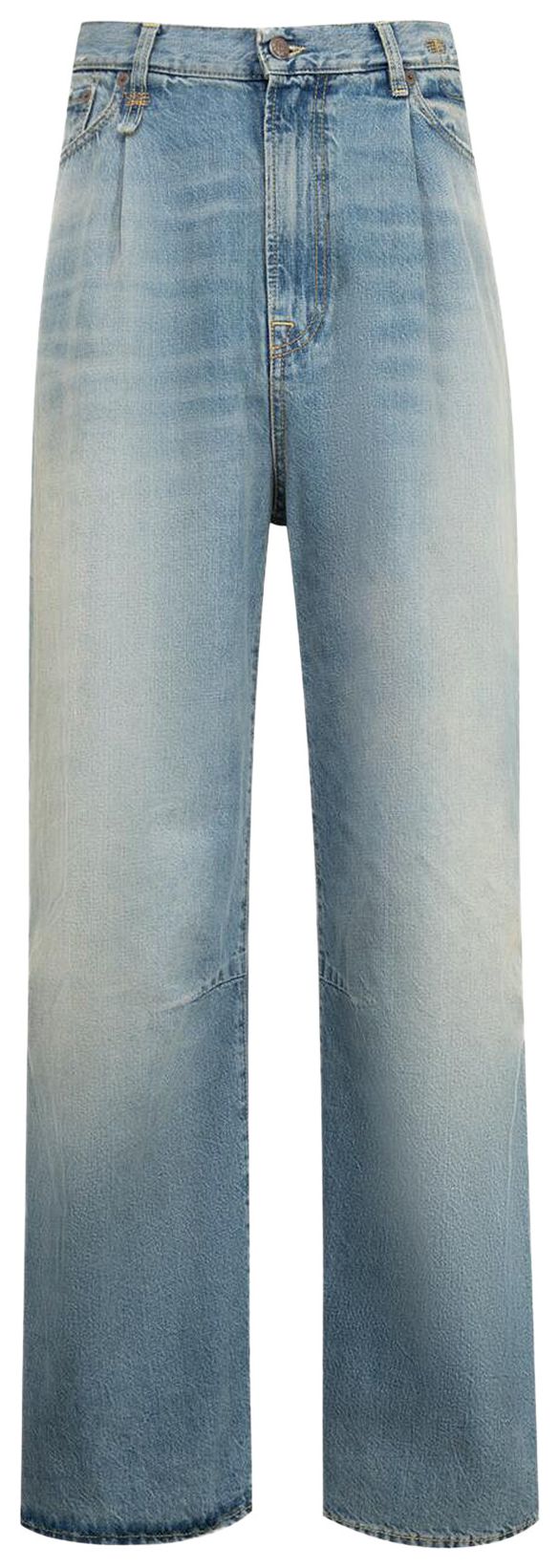 R13 Wayne Articulated Knee Jean Merrin Blue