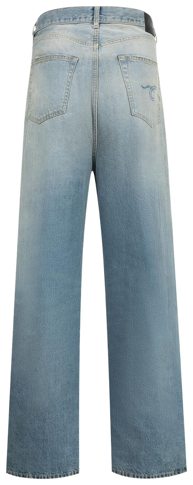 R13 Wayne Articulated Knee Jean Merrin Blue