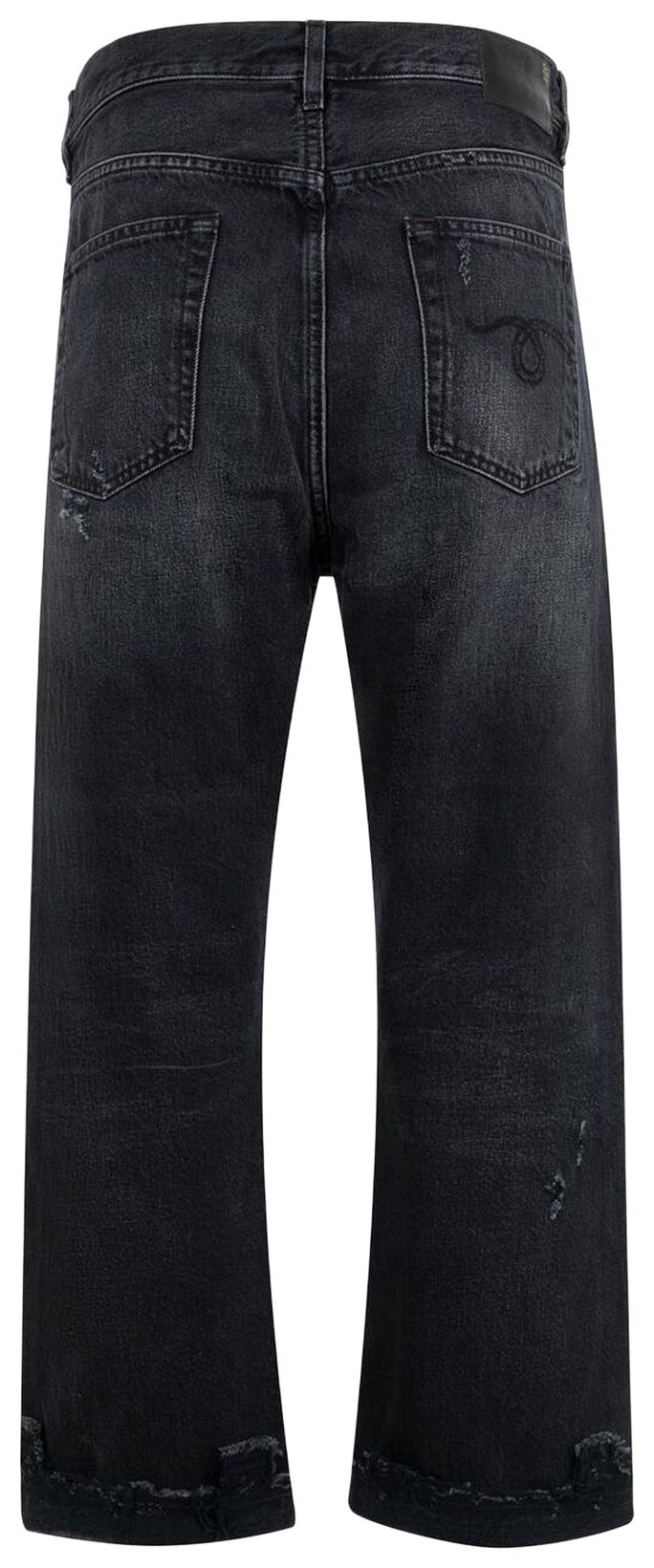 R13 Boyfriend Jean Jake Black