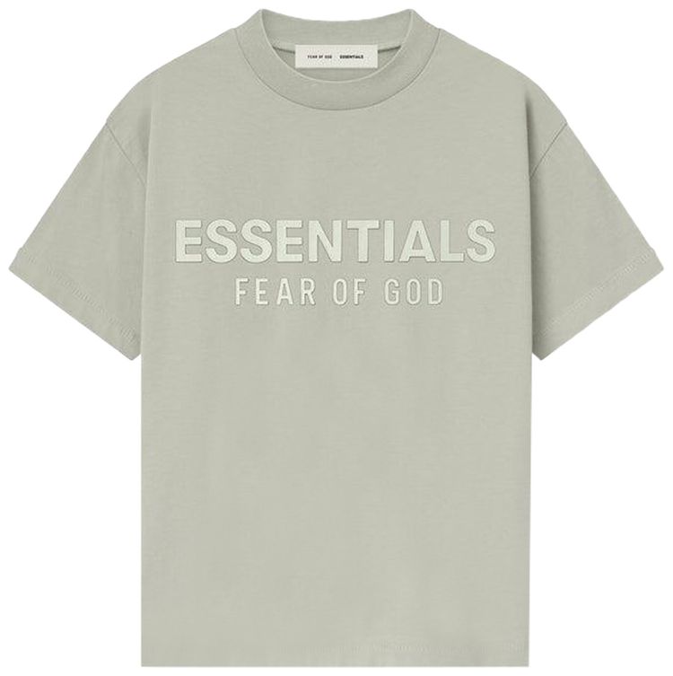 Fear of God Essentials Kids Classic Crew Neck T Shirt Abbey Stone
