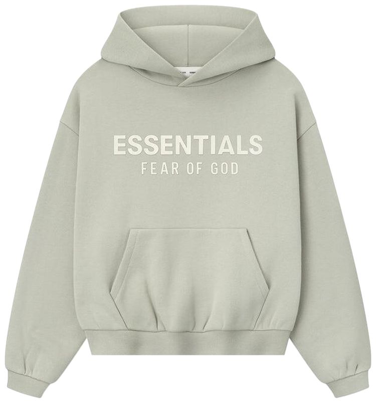 Fear of God Essentials Kids Fleece Hoodie Abbey Stone