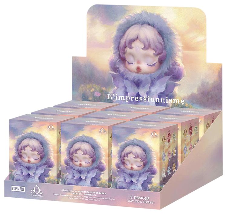 SKULLPANDA Limpressionnisme Series Figures Whole Set