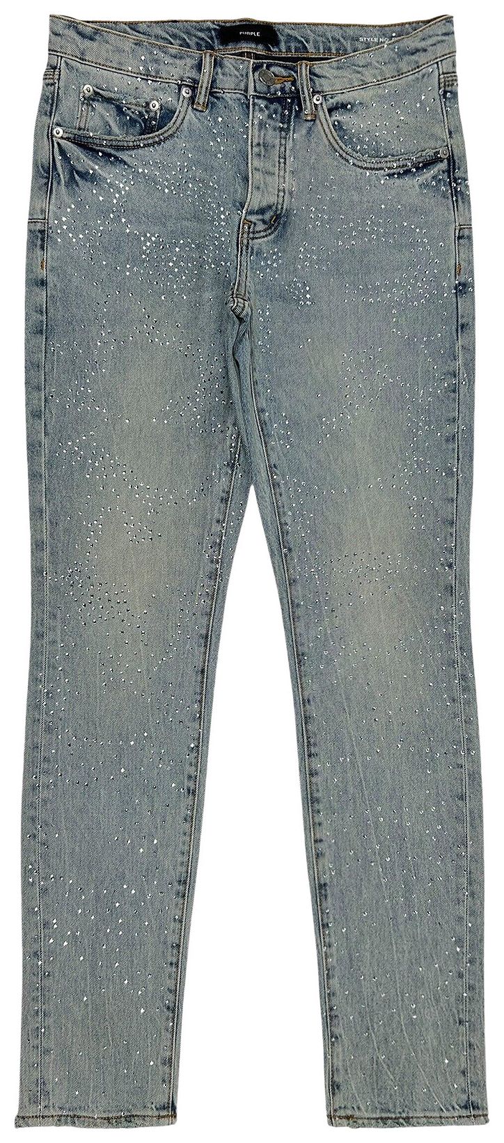 PURPLE BRAND Skinny Atlin Blitz Denim Blue