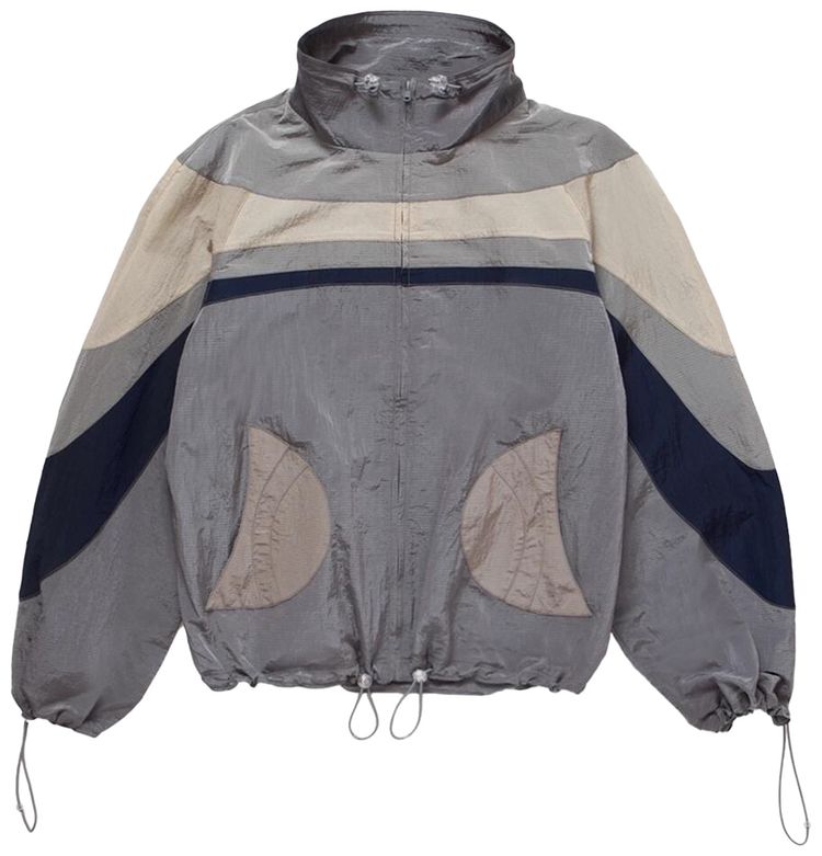 ERL Nylon Rave Jacket Grey