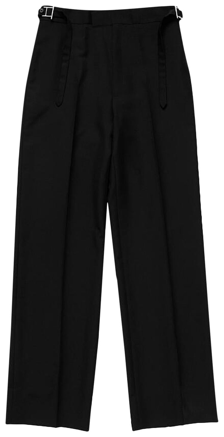 Alexander McQueen Wide Leg Trousers Black
