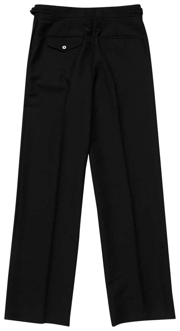 Alexander McQueen Wide Leg Trousers Black