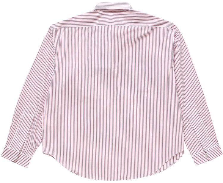 VAQUERA Trompe LOeil Button Down WhiteRed