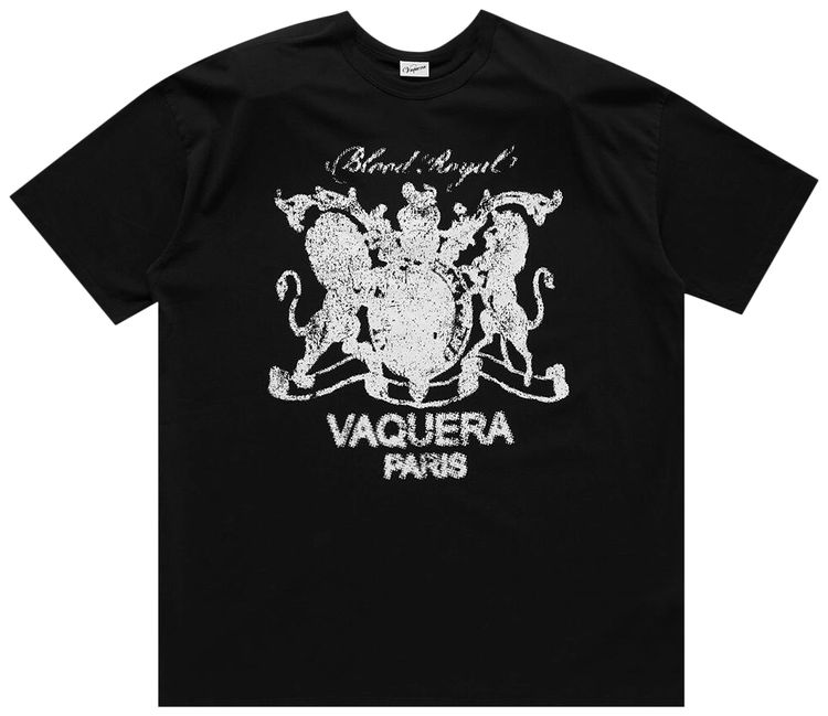 VAQUERA Shoulder Pads T Shirt Black
