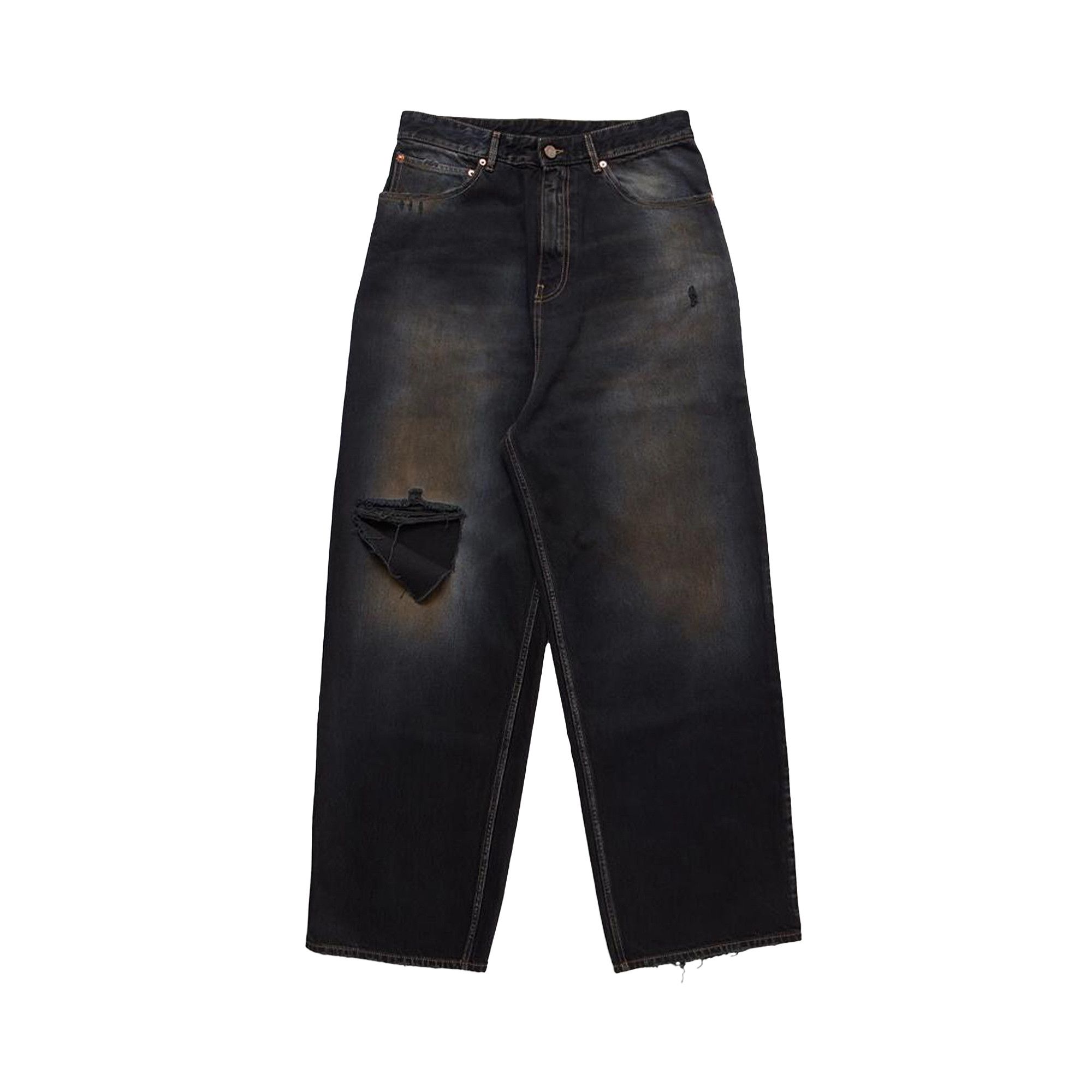 Buy Vetements Distressed Baggy Jeans 'Blackout' - UH76DP180B3 BLAC