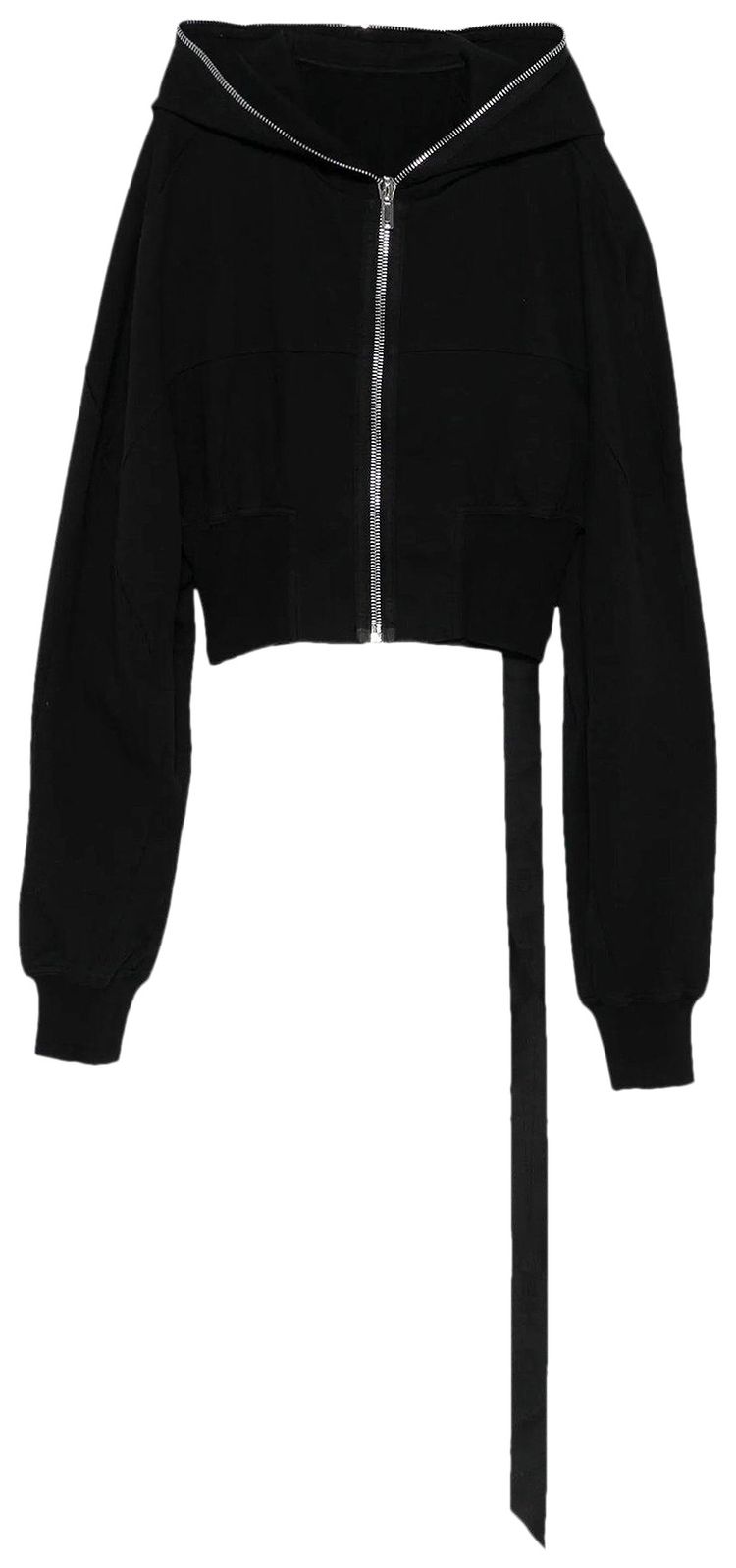 Rick Owens DRKSHDW Collage Gimp Hoodie Black