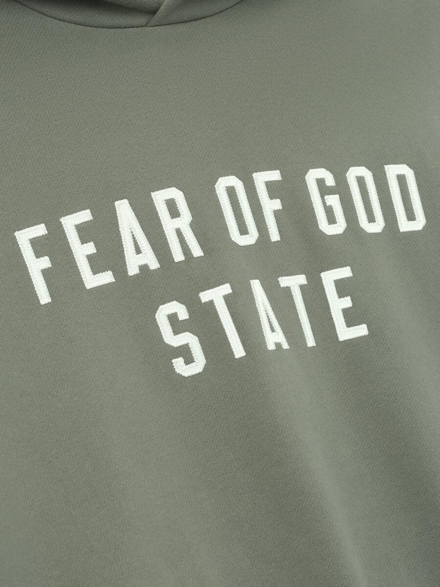 Buy Fear of God Essentials 90s Hoodie 'Moss' - 192SP256217F | GOAT
