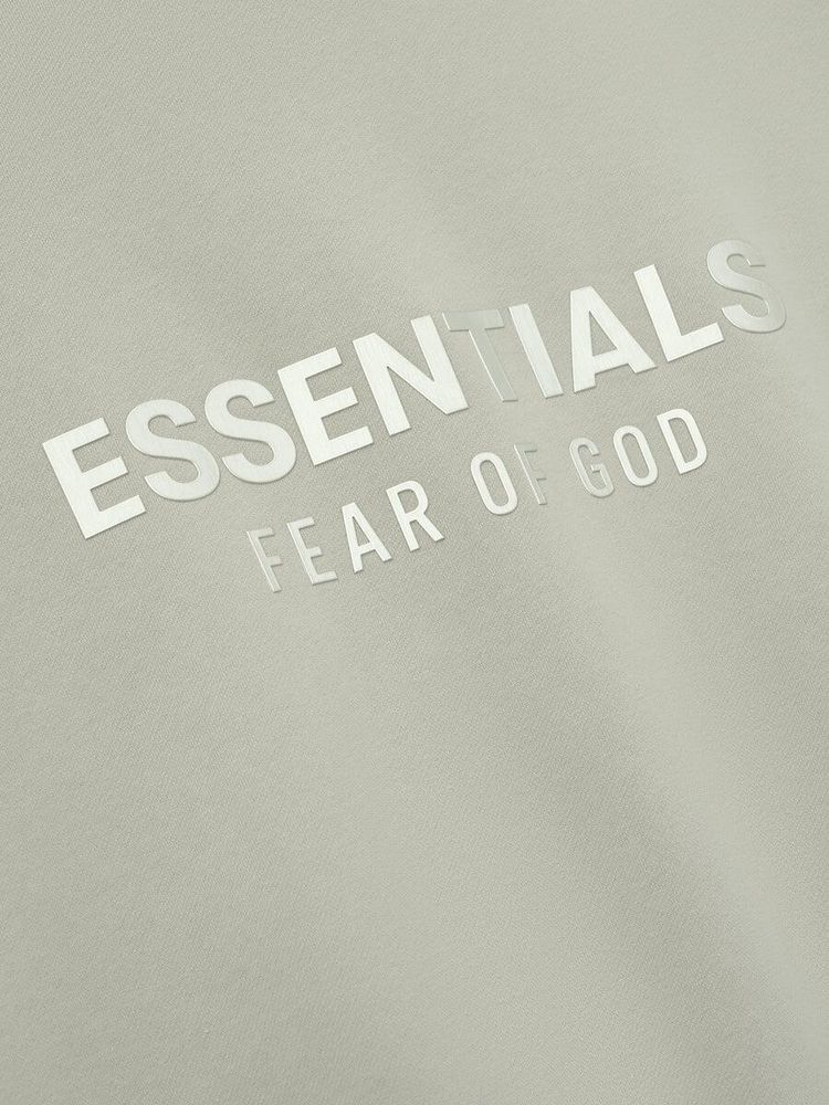 Fear of God Essentials Classic Full Zip Hoodie Abbey Stone