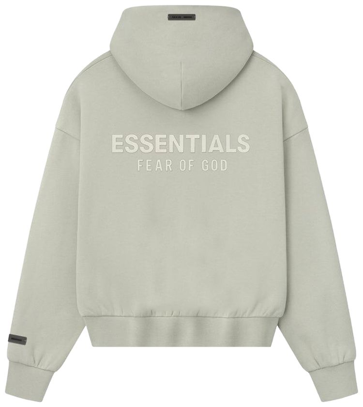 Fear of God Essentials Classic Full Zip Hoodie Abbey Stone