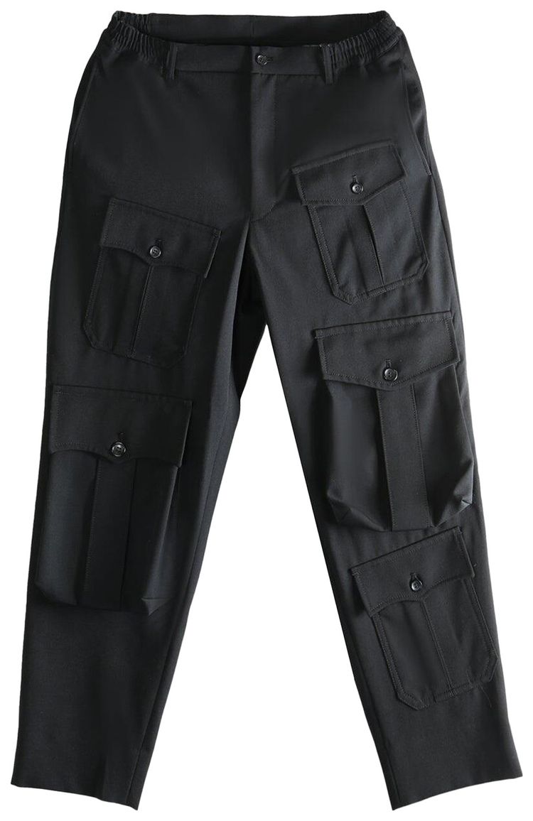 Comme des Garcons Homme Plus Multiple Pockets Pants Black