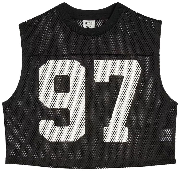 Puma x Rose Relaxed Mesh Top Puma Black