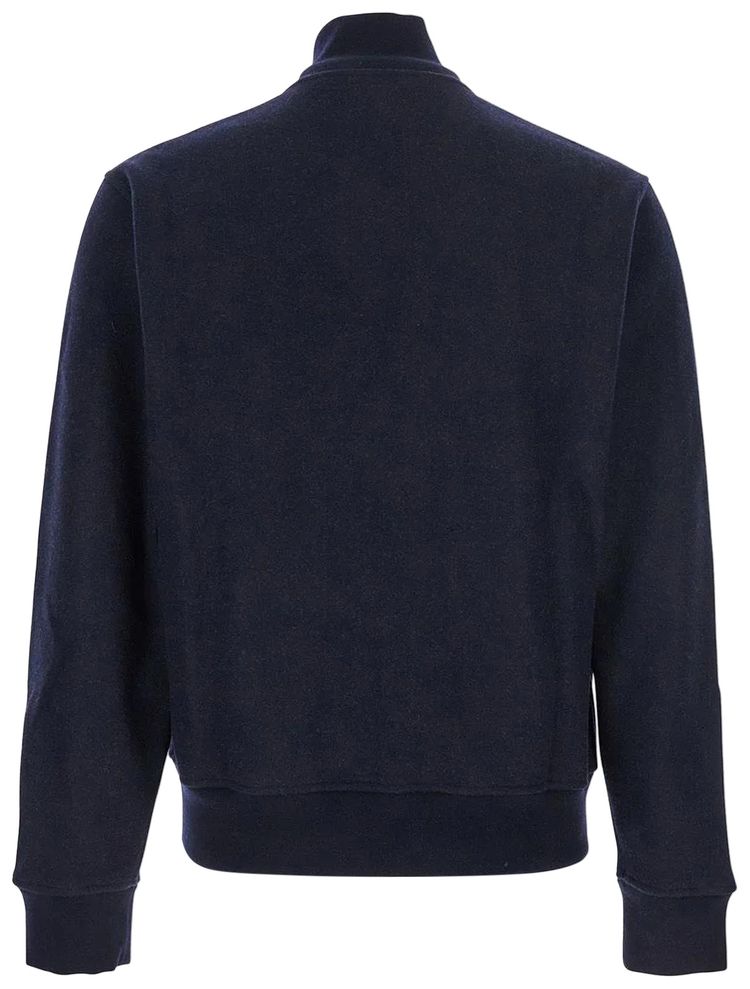 Givenchy Track Pintuck Sleeve Top Navy