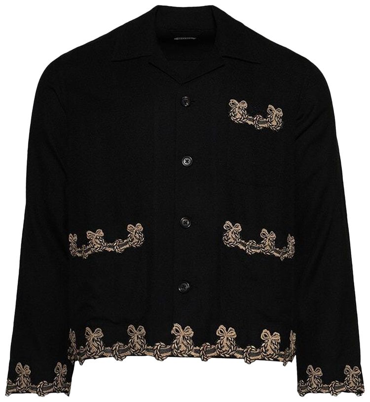Bode Laurelist Overshirt Black