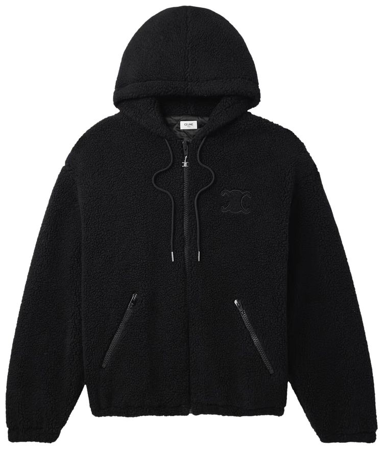 CELINE Hooded Jacket Black