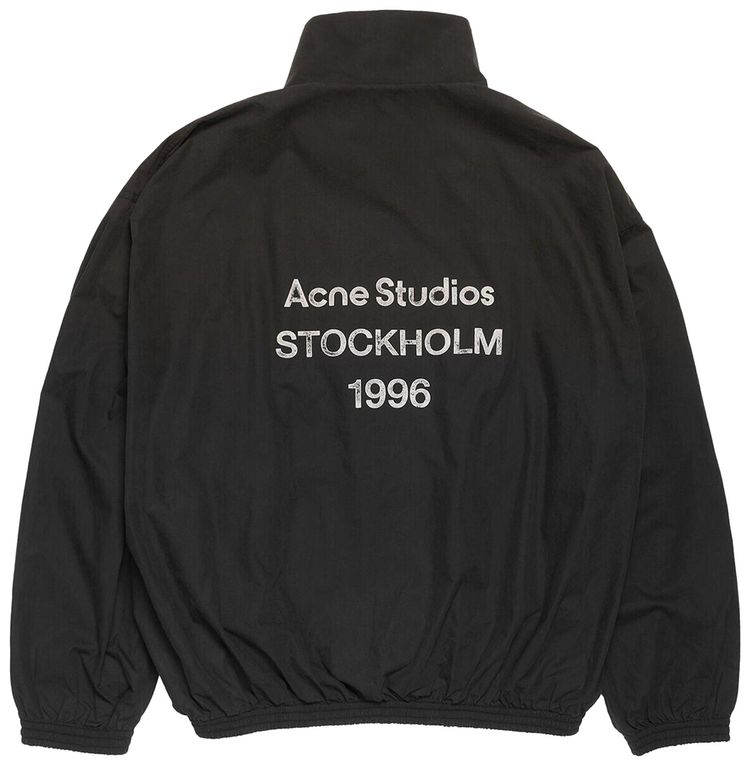 Acne Studios Logo Zipper Jacket Black