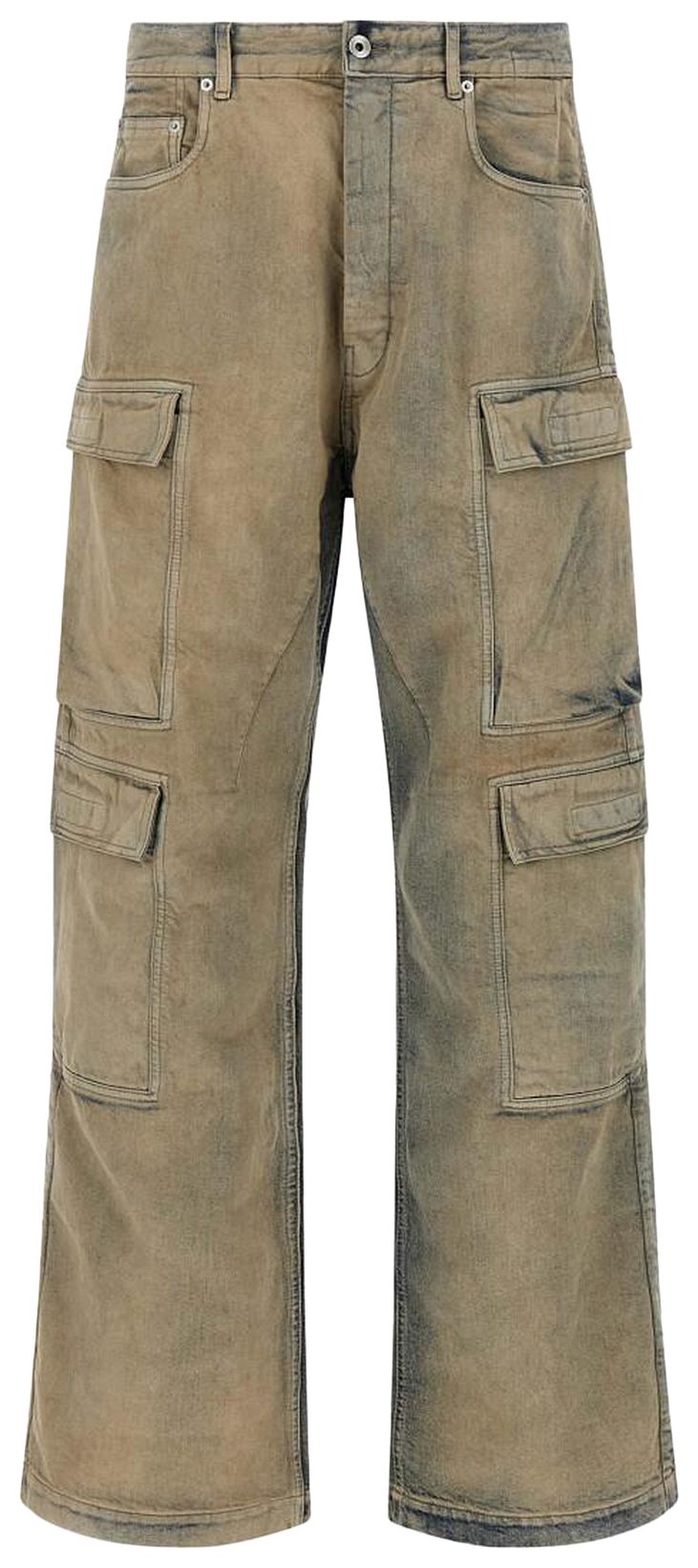Rick Owens DRKSHDW Double Cargo Jeans Mineral Pearl