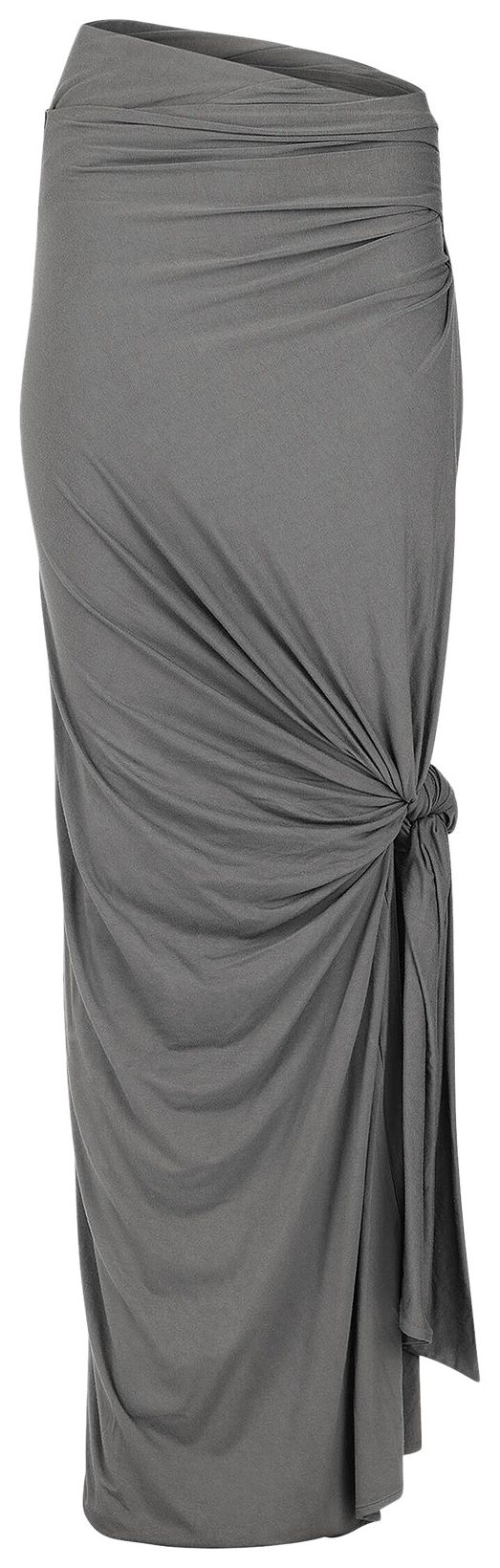 Entire Studios Lumiere Scarf Skirt Deep Grey