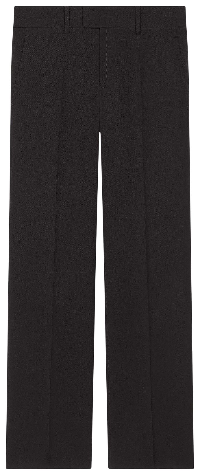 Courreges Wool Tailored Pants Black