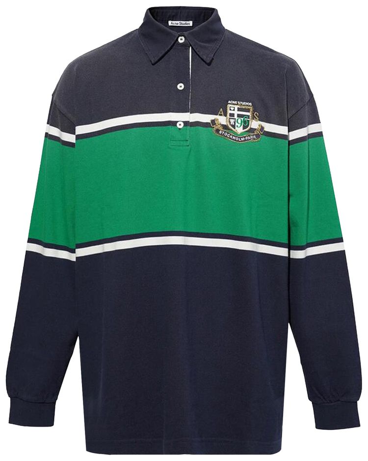 Acne Studios Polo sweater dress NavyGreen