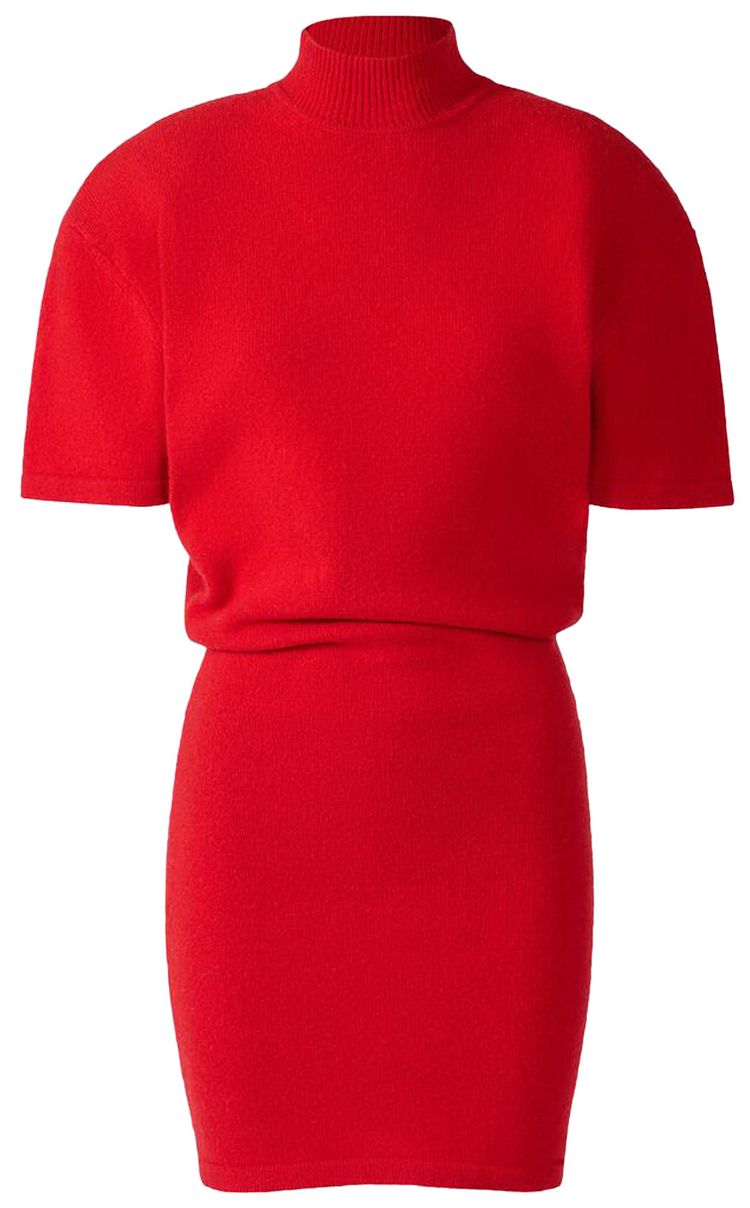Jacquemus La Robe Maille Castagna Red