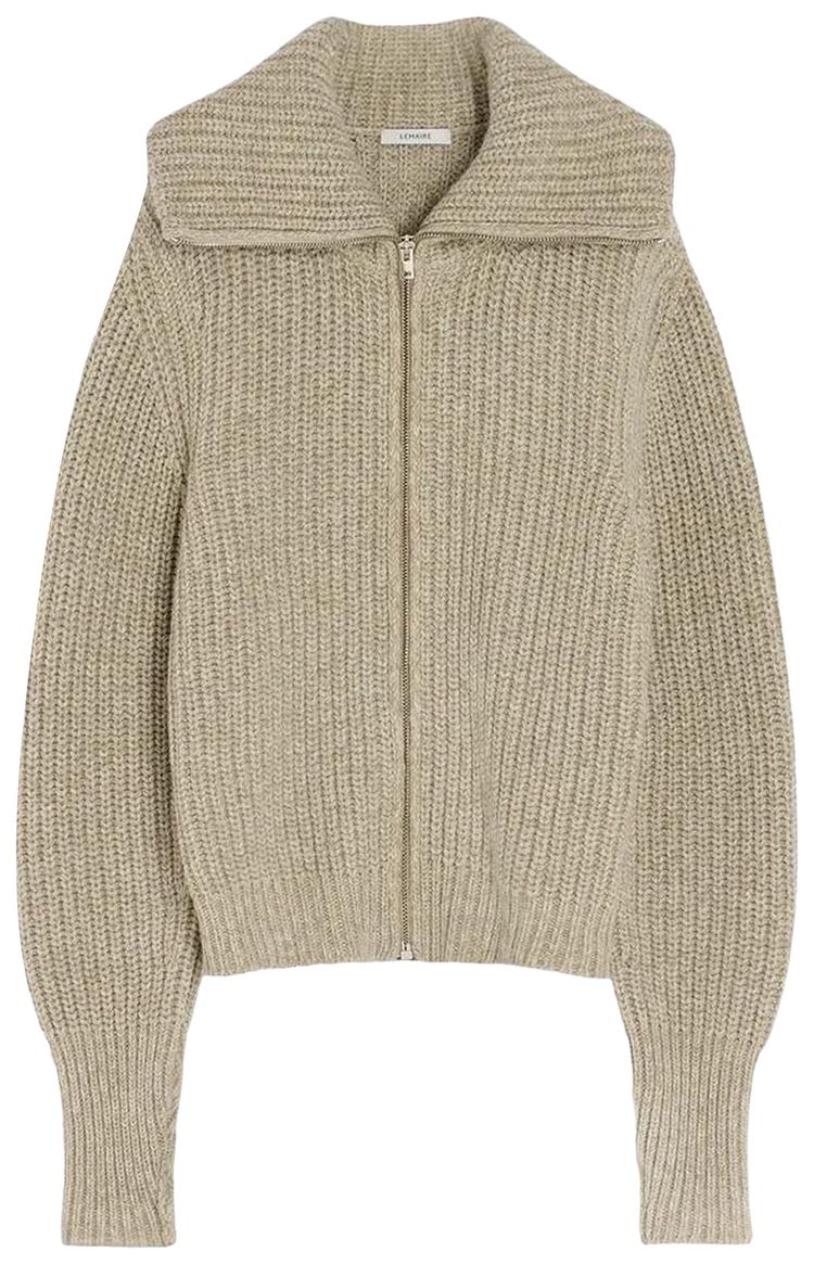 Lemaire Zipped Cardigan BeigeOat