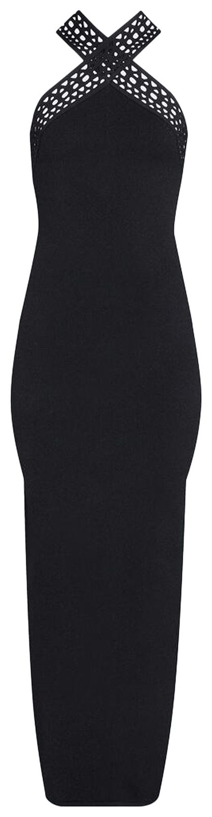 Alaia Viennee Dress Noir Alaia