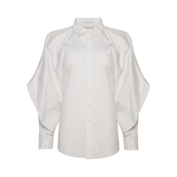 Alaia Round Shirt Blanc