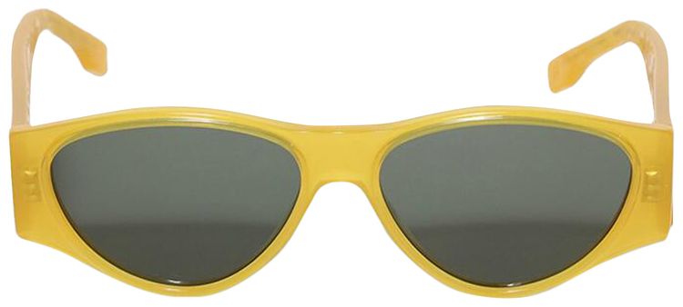 Fendi FF Squared Sunglasses Shiny YellowGreen