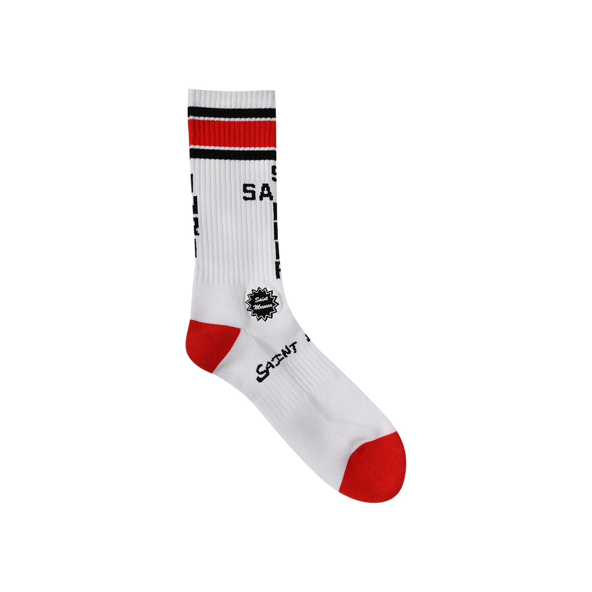 Buy SAINT Mxxxxxx Sinner Socks 'Red' - SM HR8 0000 107 RED | GOAT