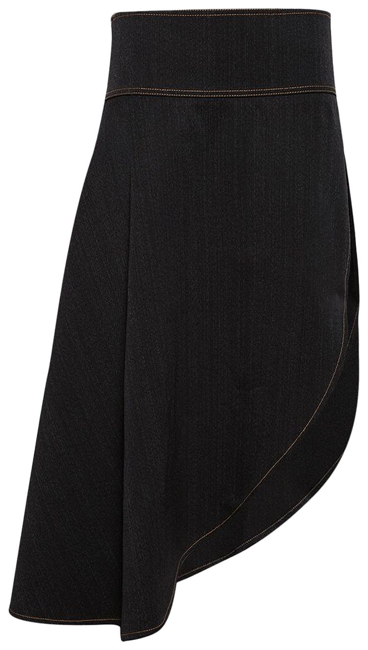 Alaia Asym Skirt Nuit